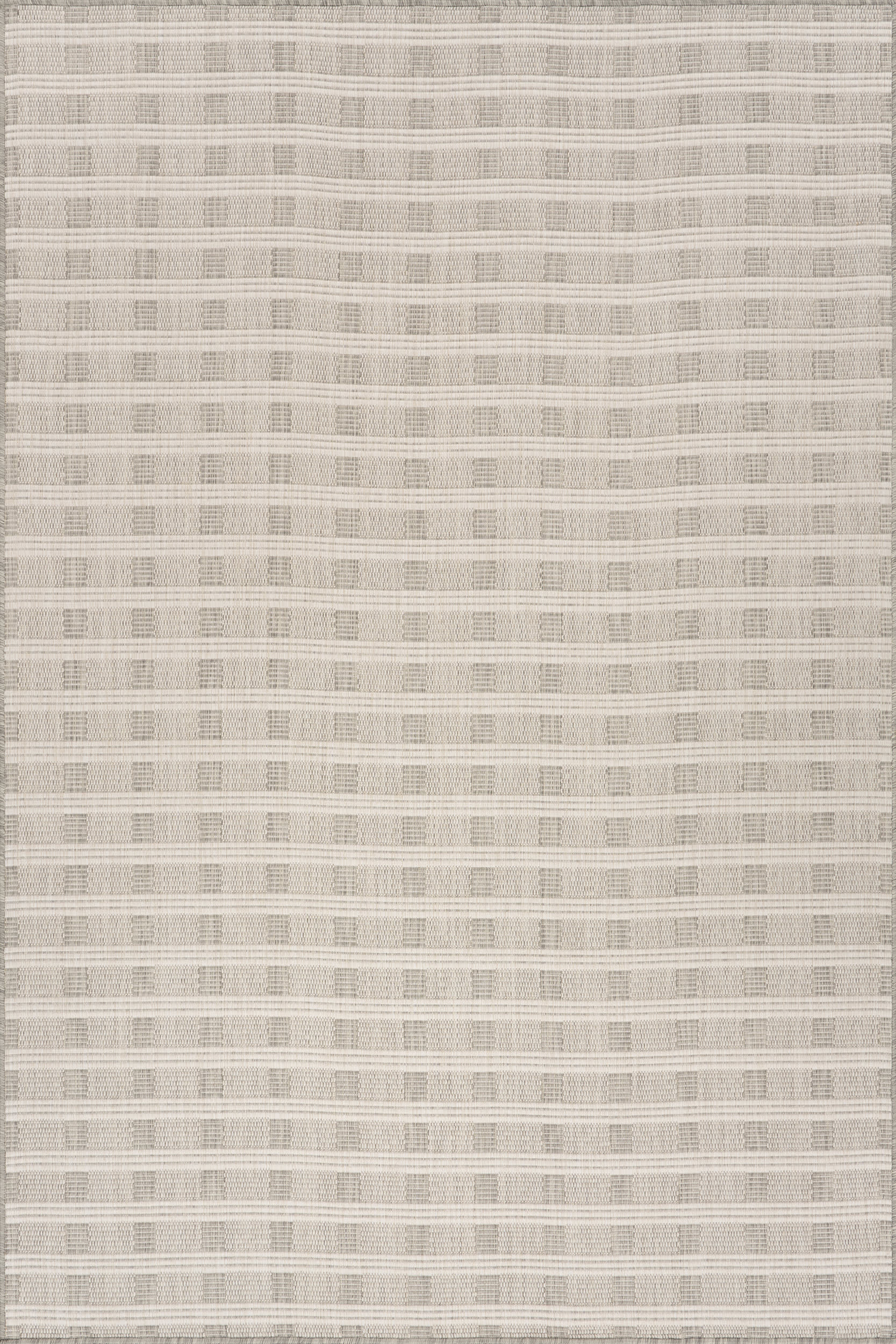 Briara Farmhouse Plaid Indoor/Outdoor Rug | Grey