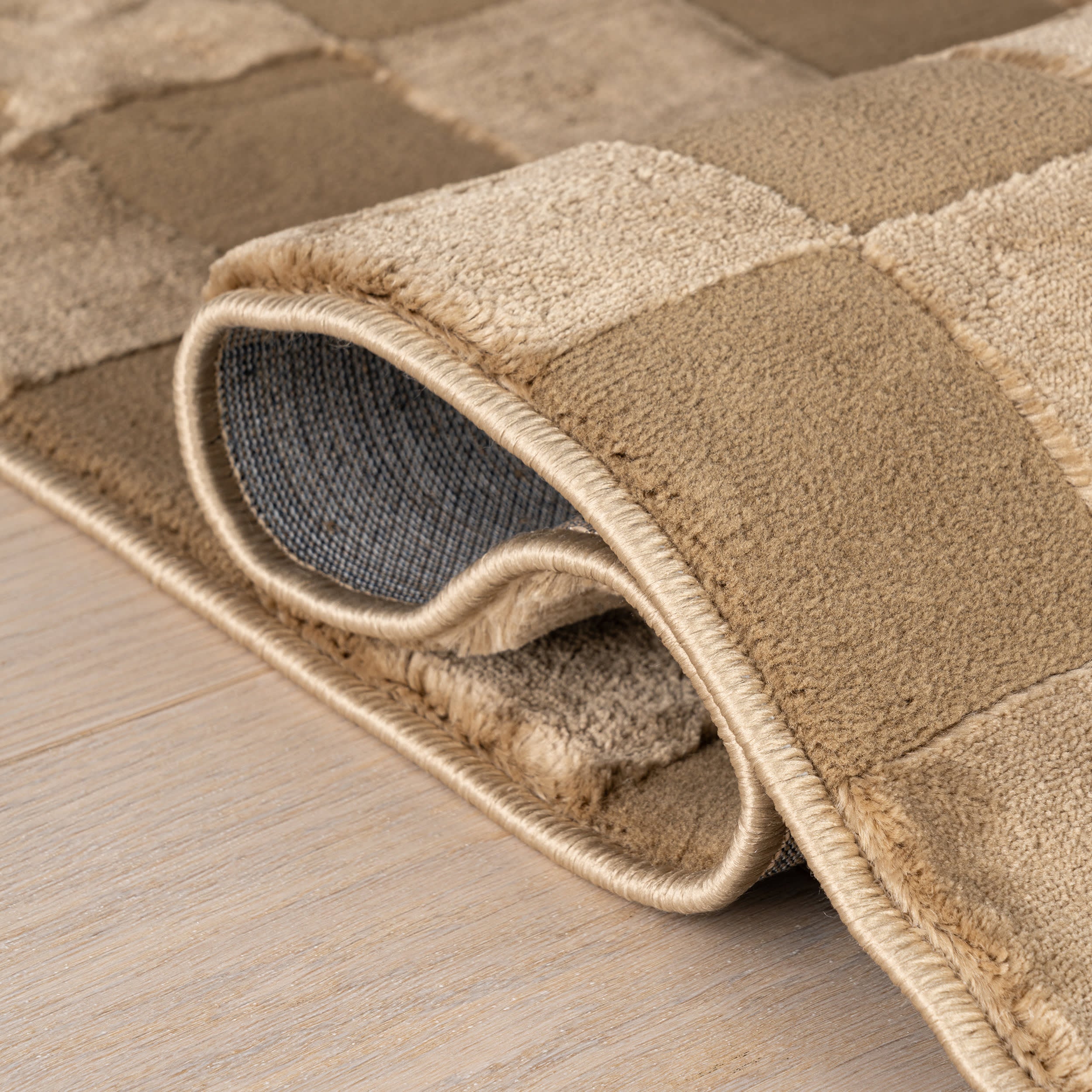 Cape May Plush Textured Washable Rug | Sand - Image 6