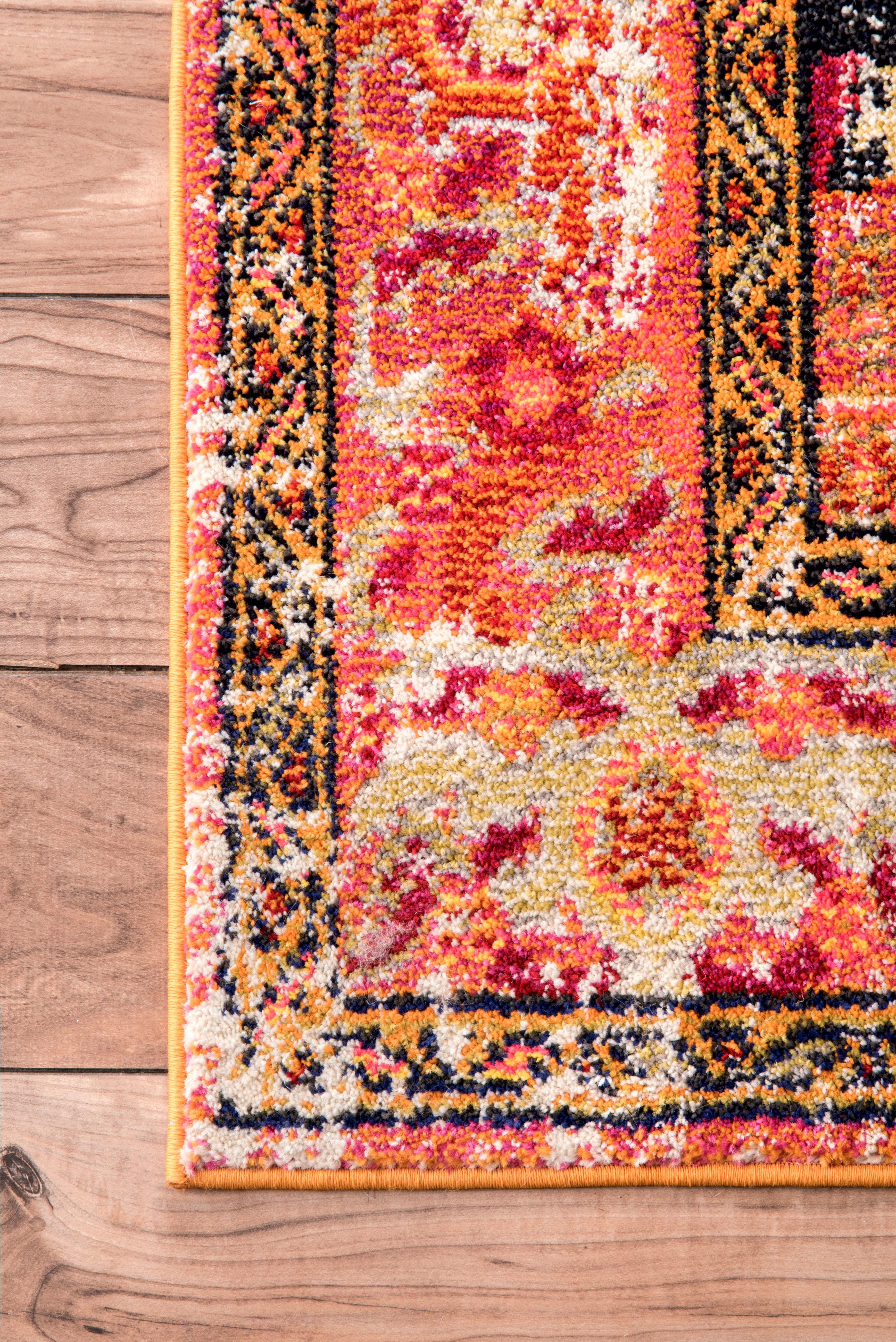 Center Medallion Rug | Orange - Image 2