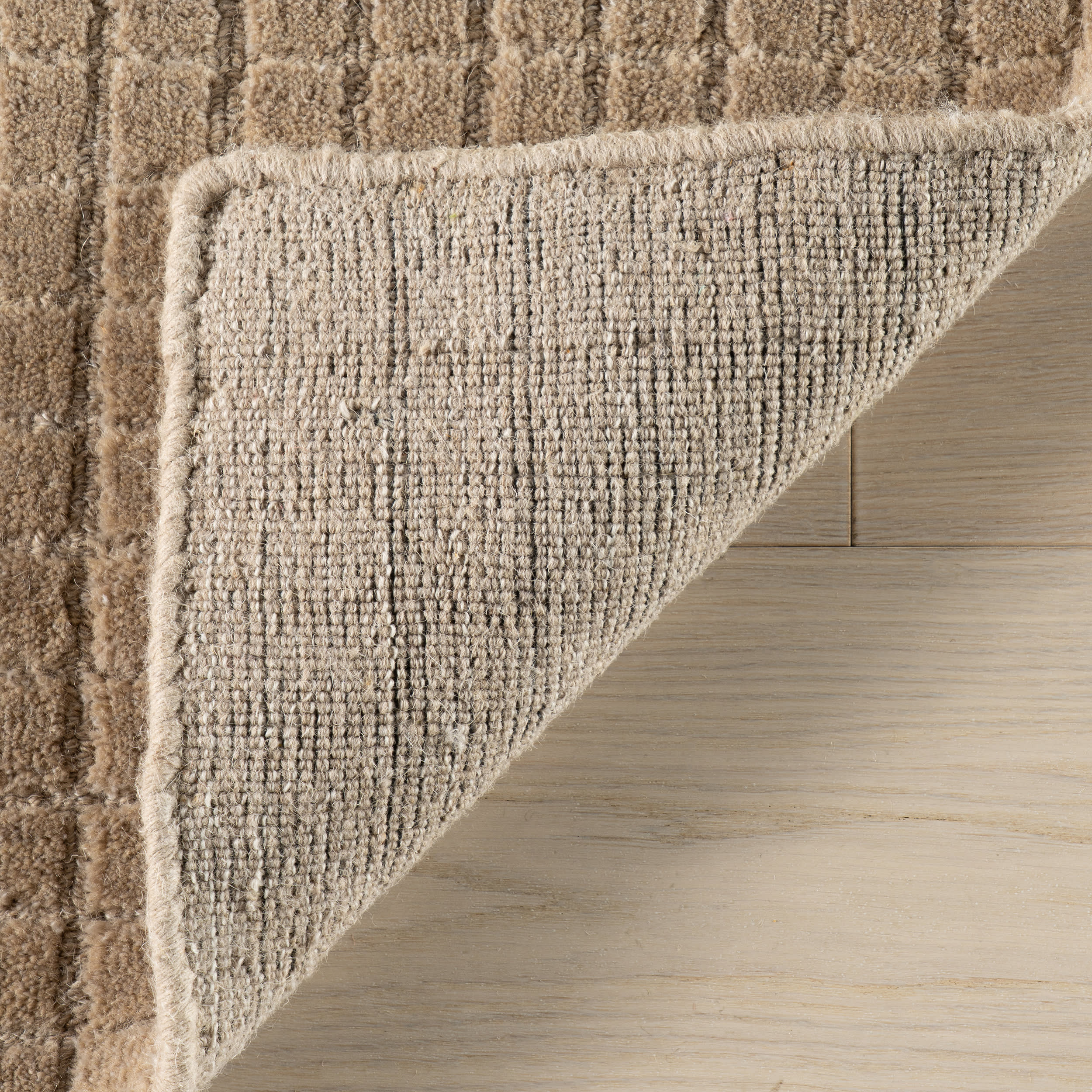 Cinnara Moroccan Striped Rug | Beige - Image 6