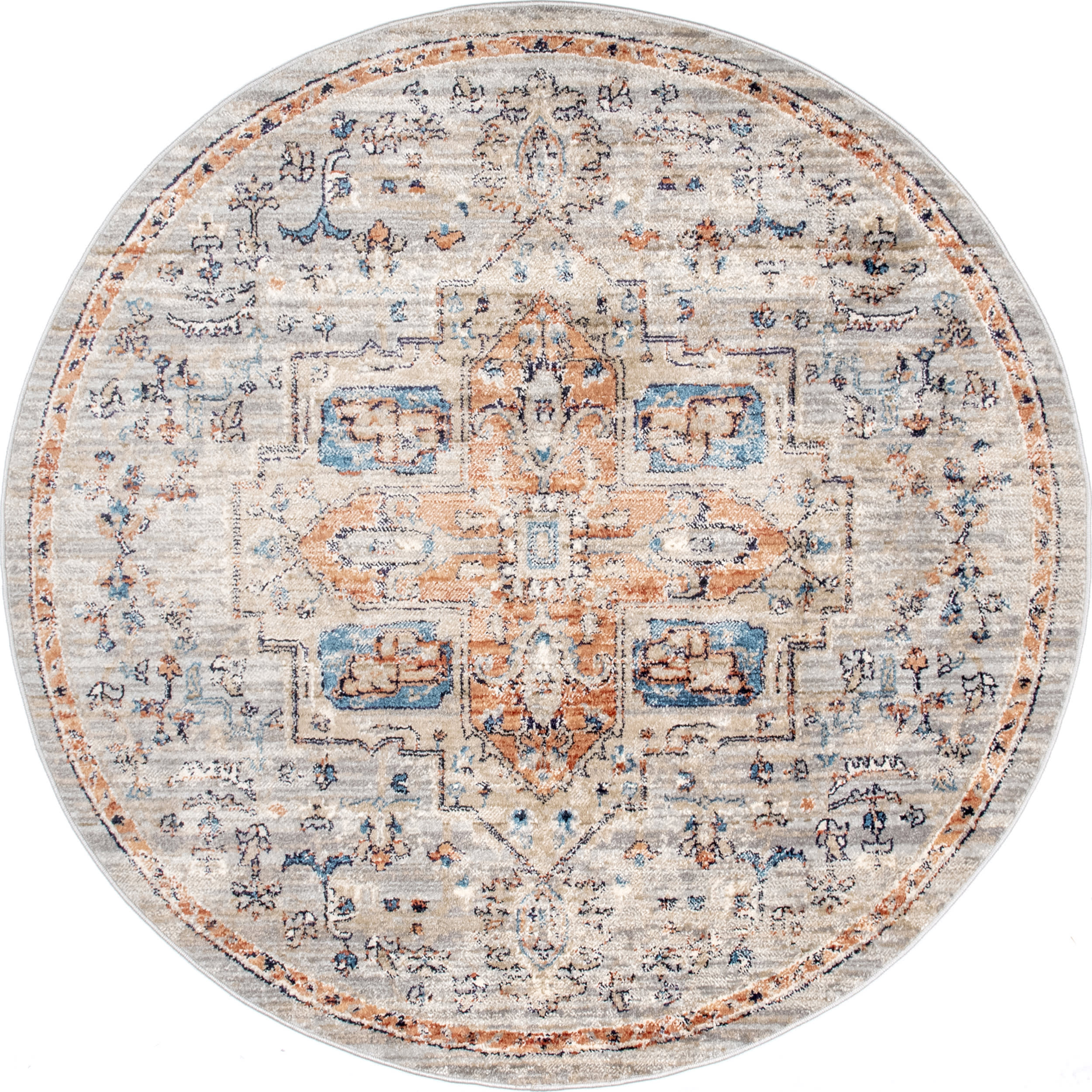 Croix Medallion Rug | Beige