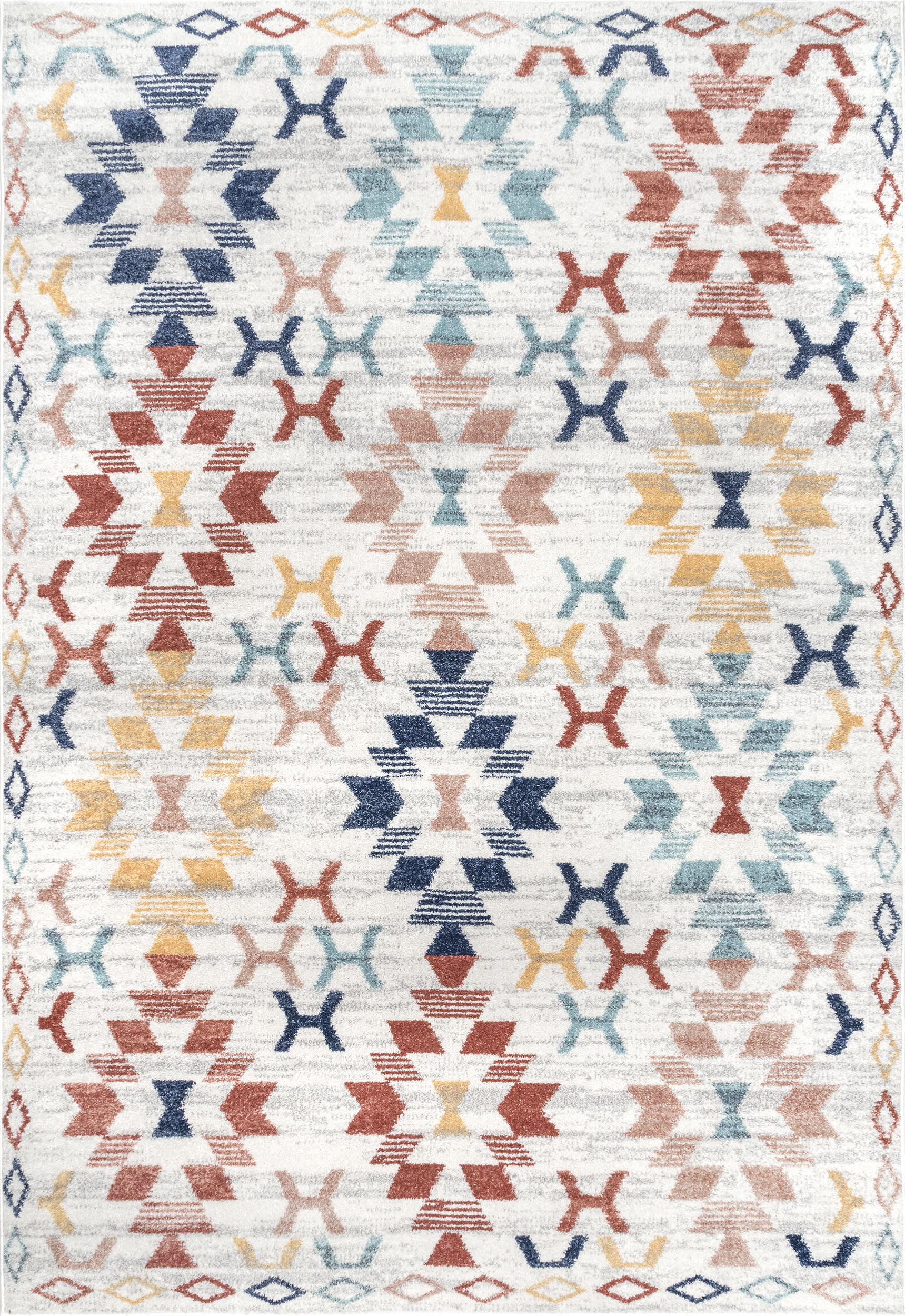 Eden Aztec Trellis Rug | Beige