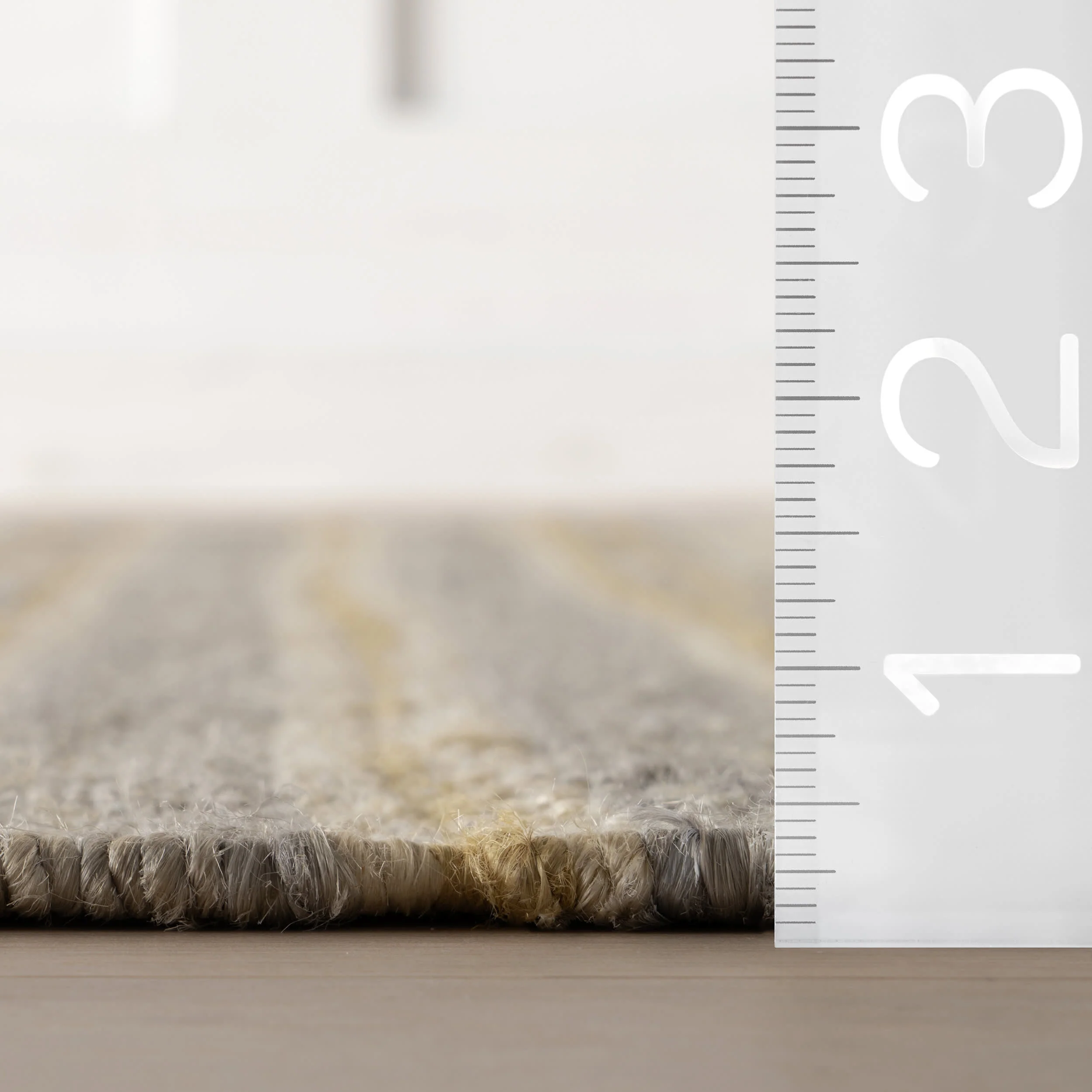 Marn Striped Handmade Jute Rug | Sand - Image 5