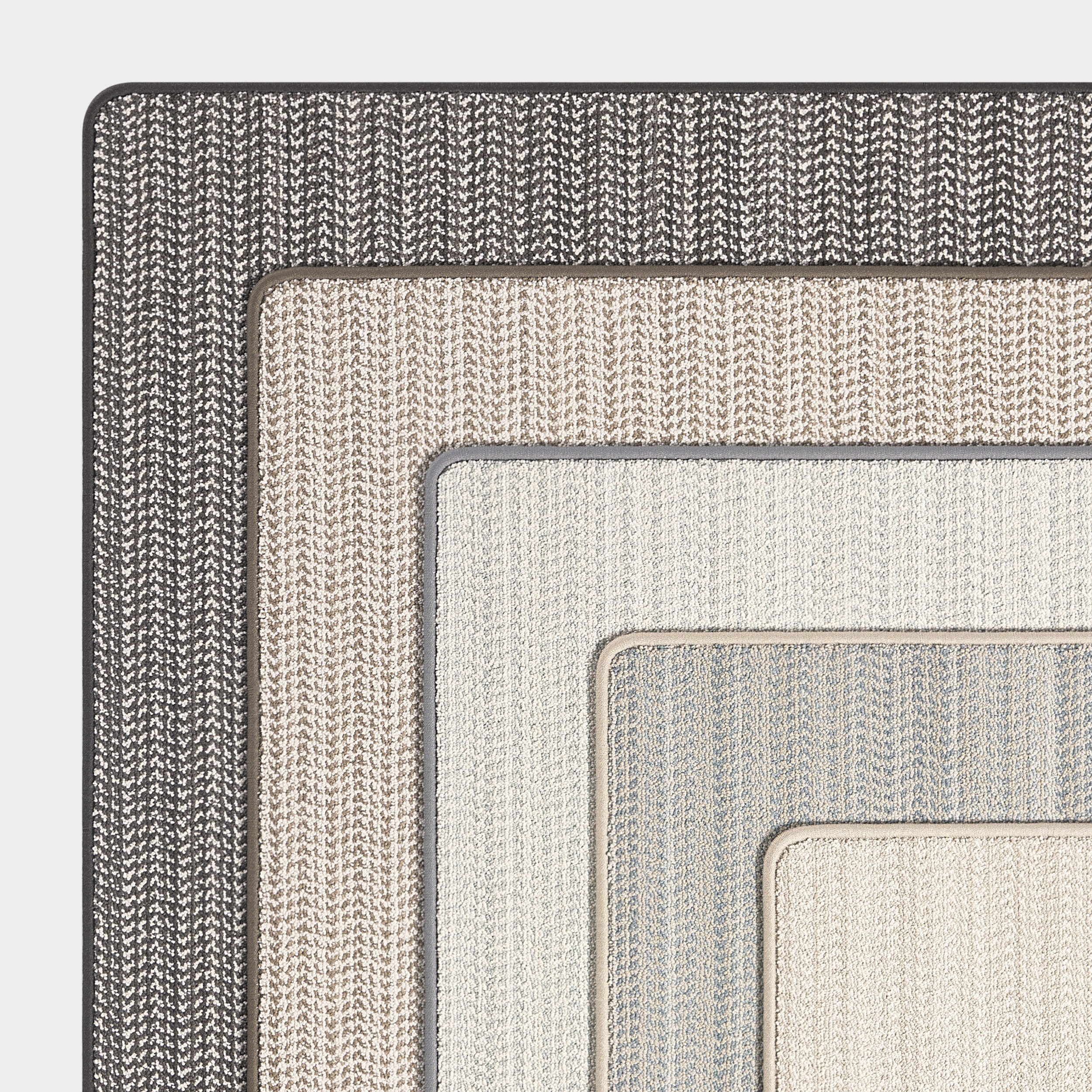 Martin Micro-Chevron Custom Rug | Beige - Image 5