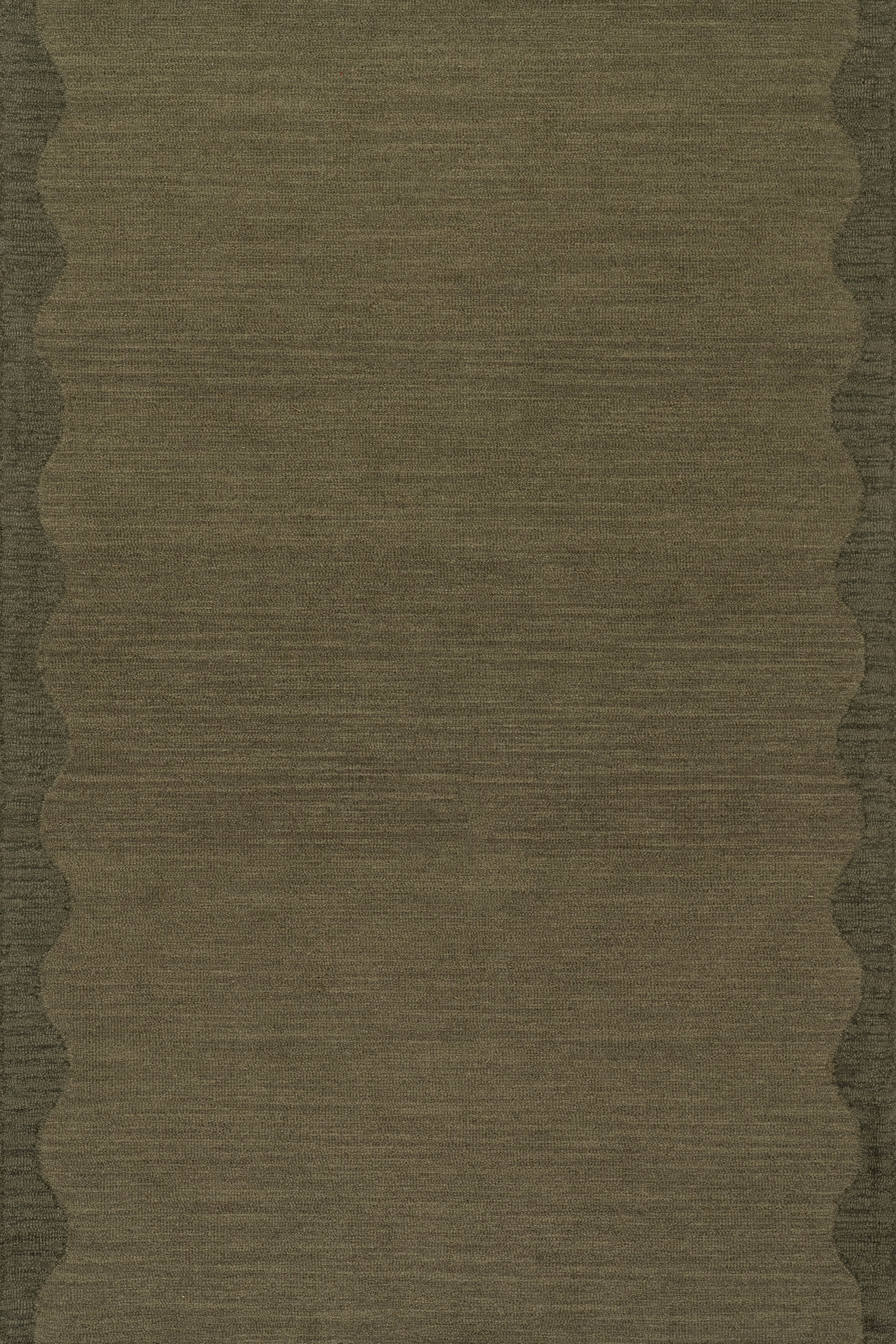 Ondine Solid Wool Rug by Nate Berkus | Green
