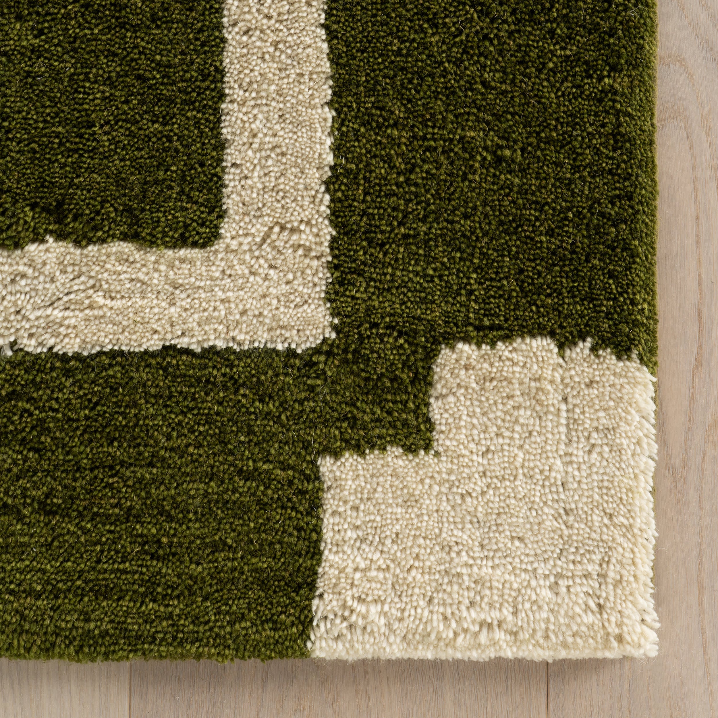 Orlina Bordered Rug | Green - Image 4