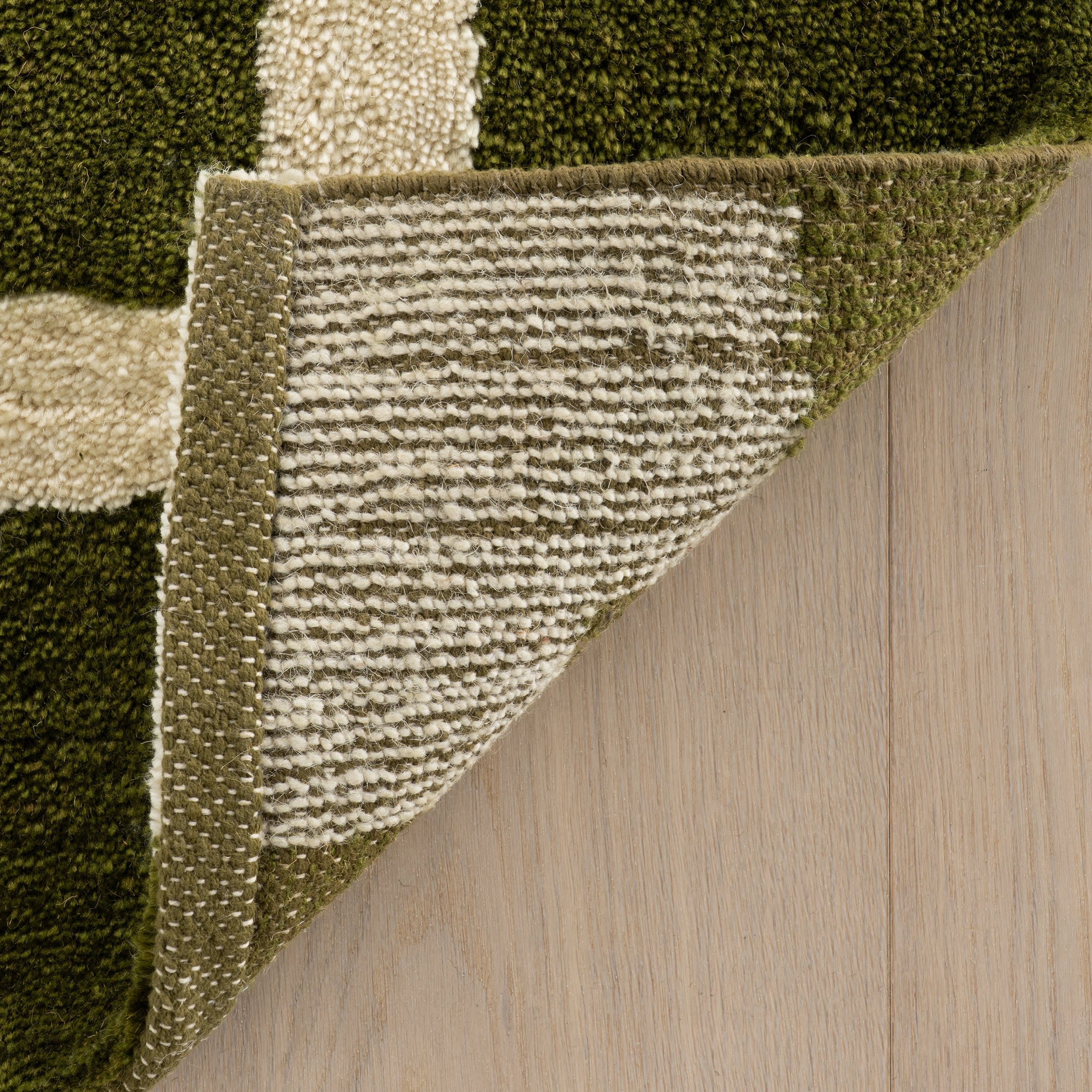 Orlina Bordered Rug | Green - Image 7