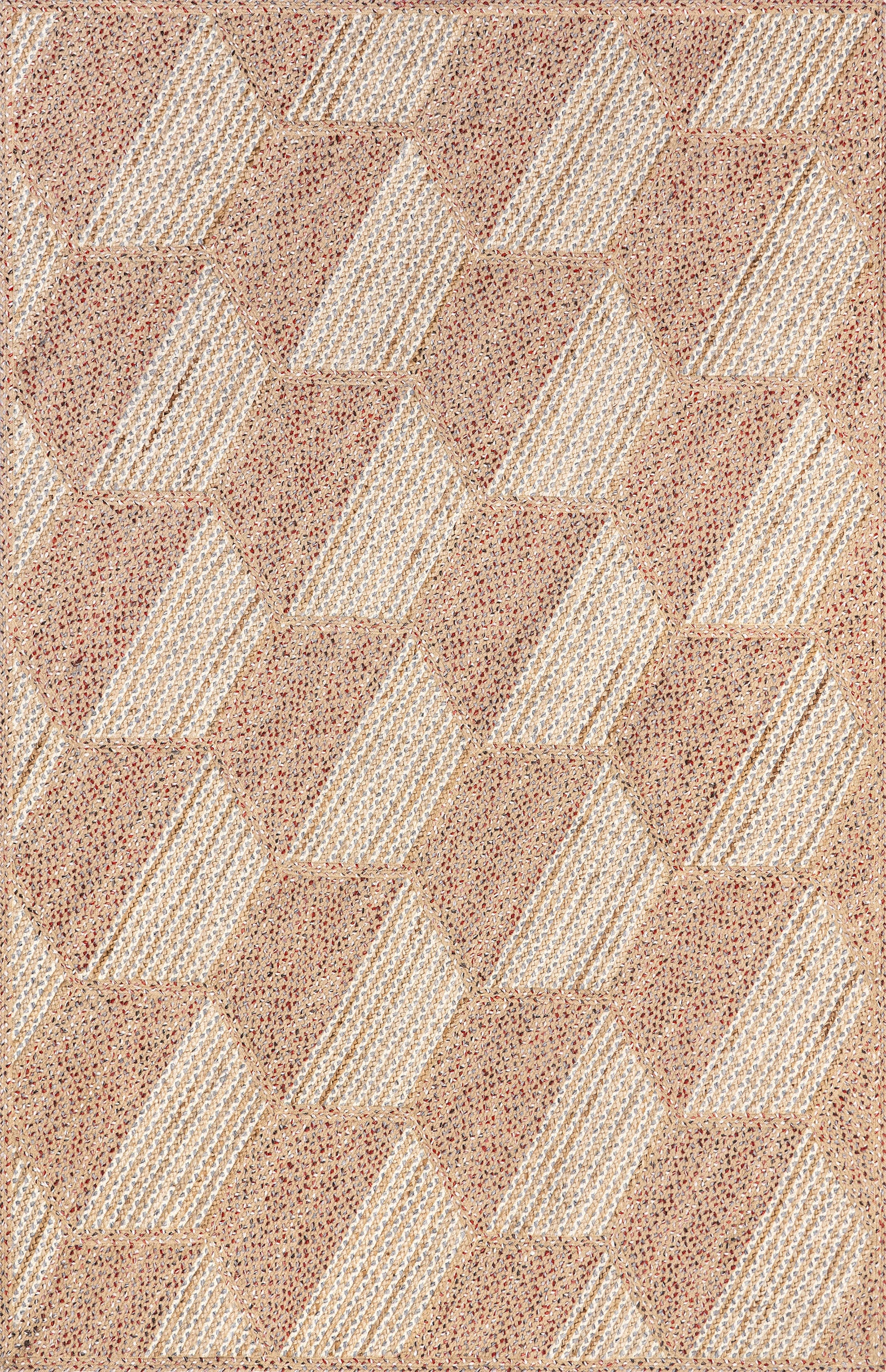 Ridzia Honeycomb Textured Rug | Natural