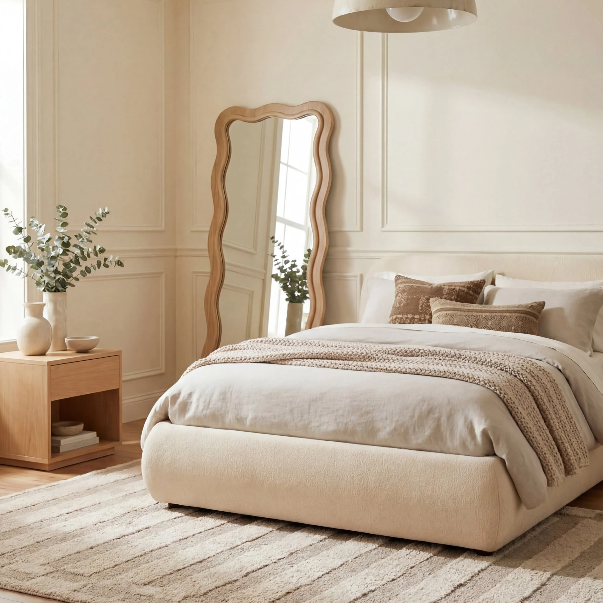 Velaina Handmade Washable Wool Rug | Ivory - Image 10