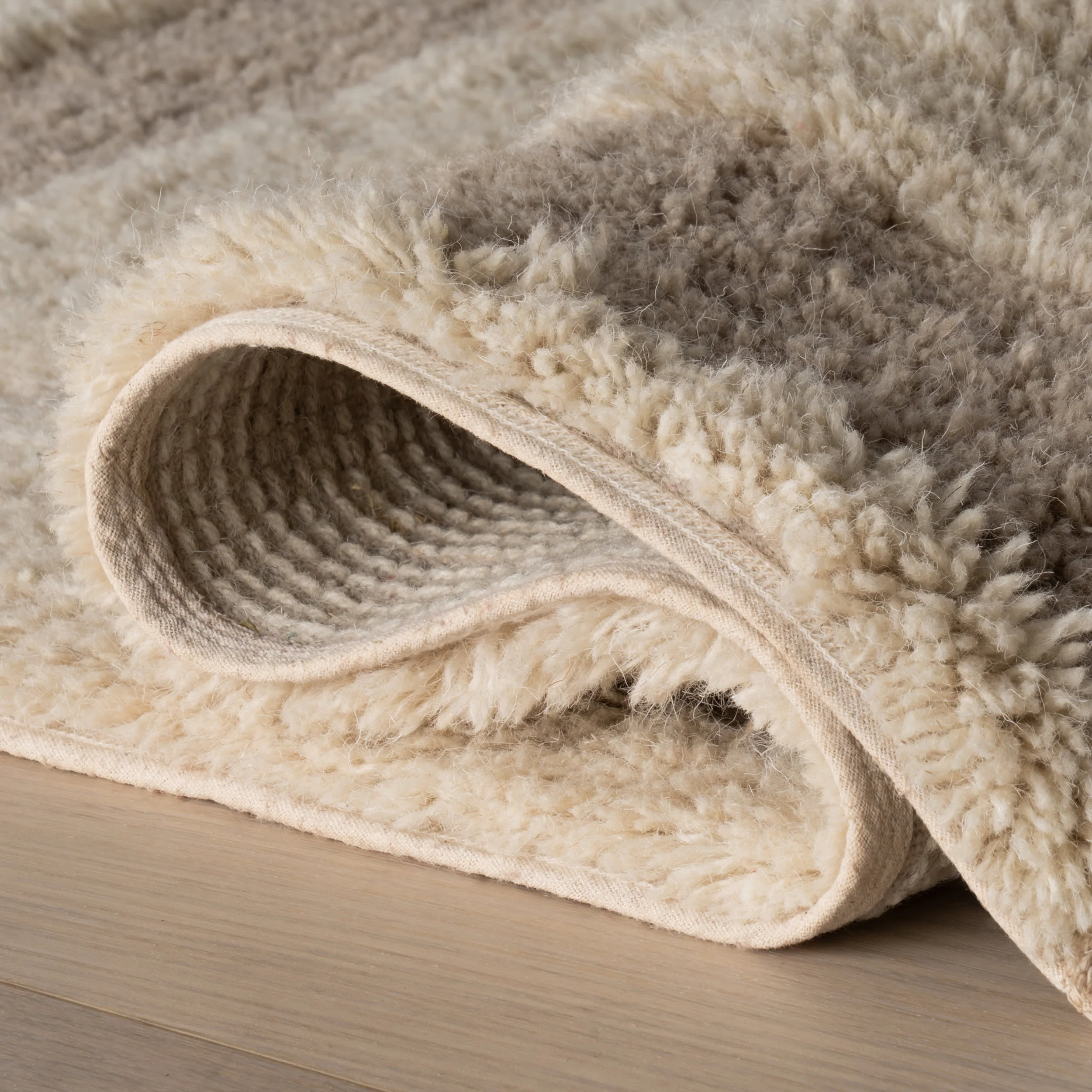 Velaina Handmade Washable Wool Rug | Ivory - Image 11