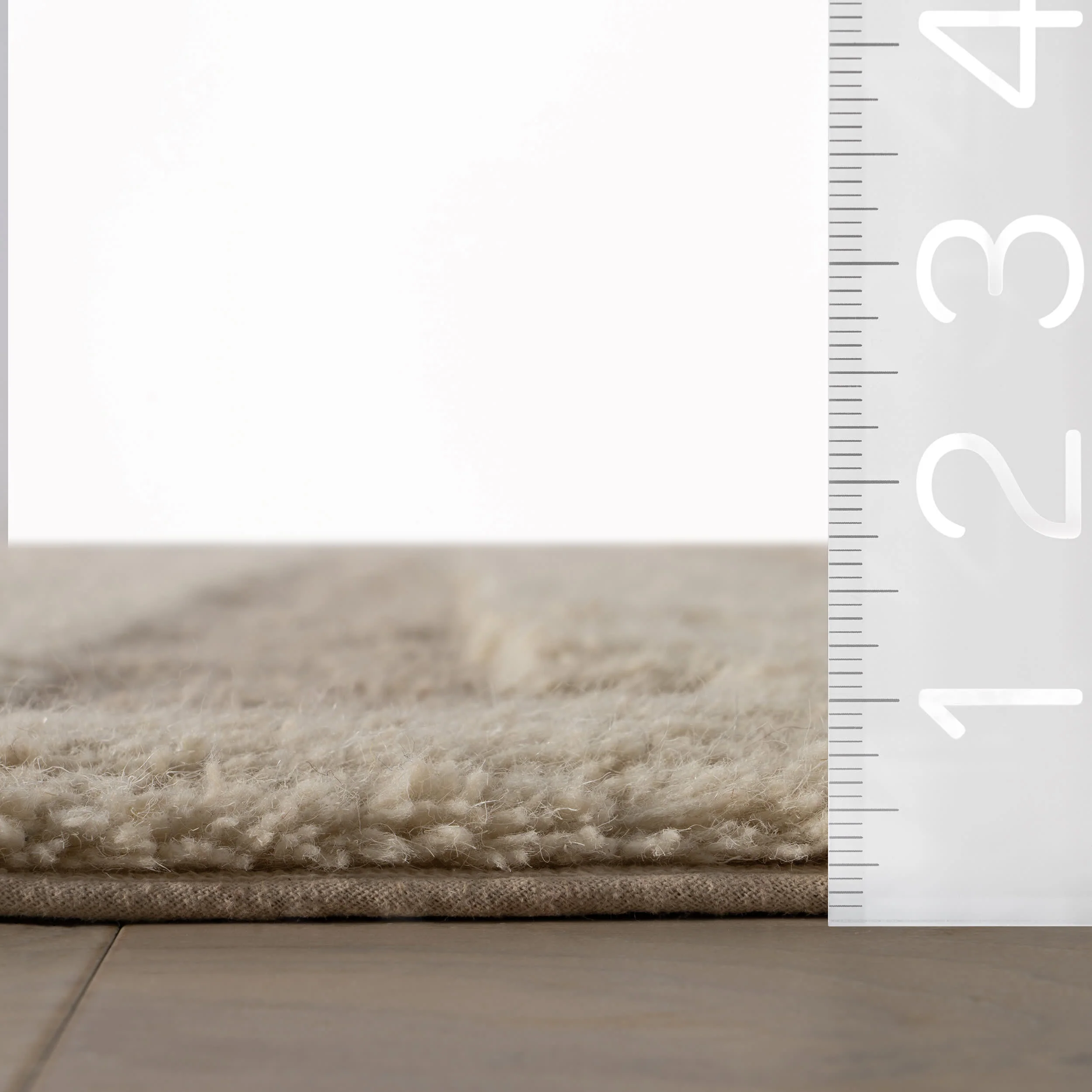 Velaina Handmade Washable Wool Rug | Ivory - Image 6