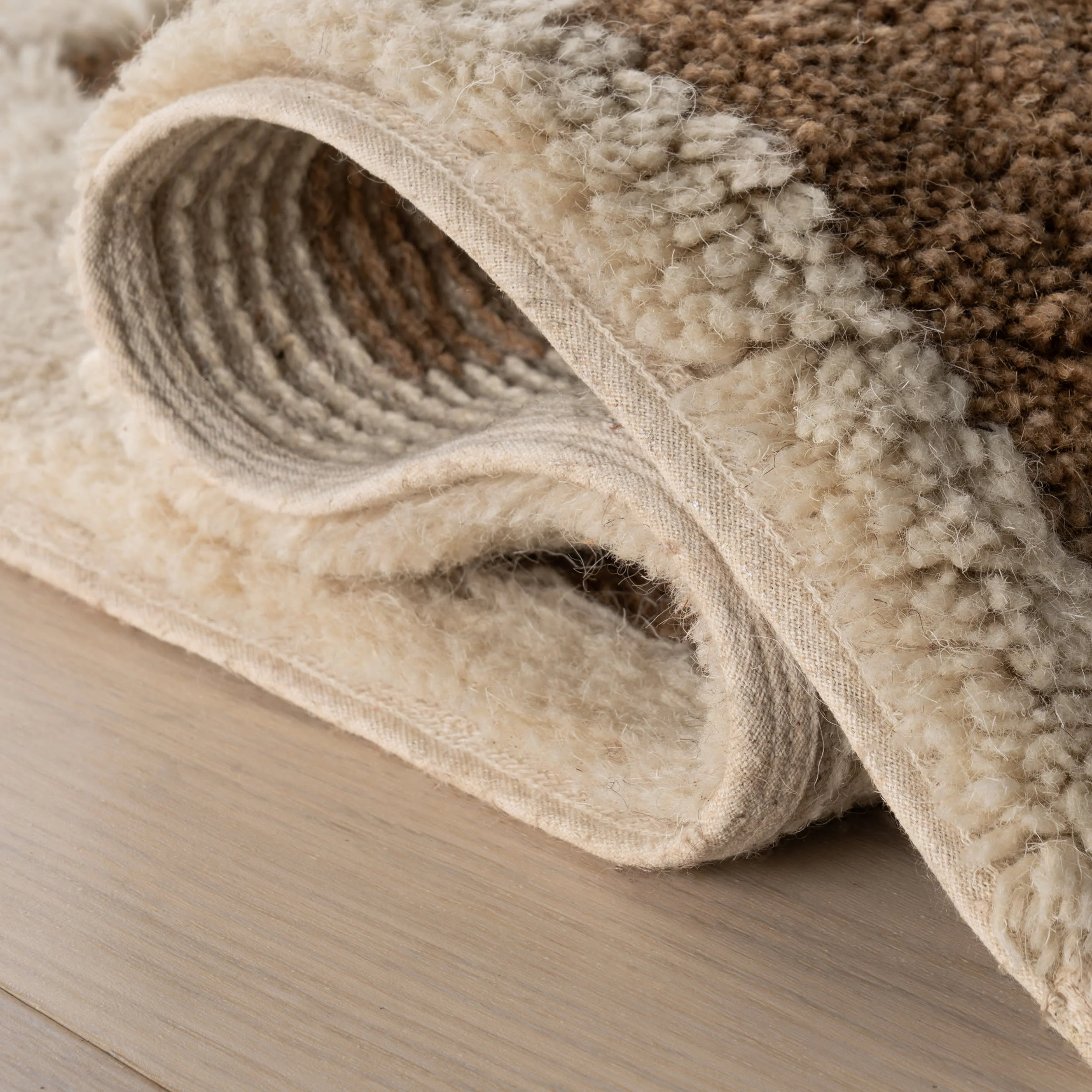 Velaina Handmade Washable Wool Rug | Tan - Image 11