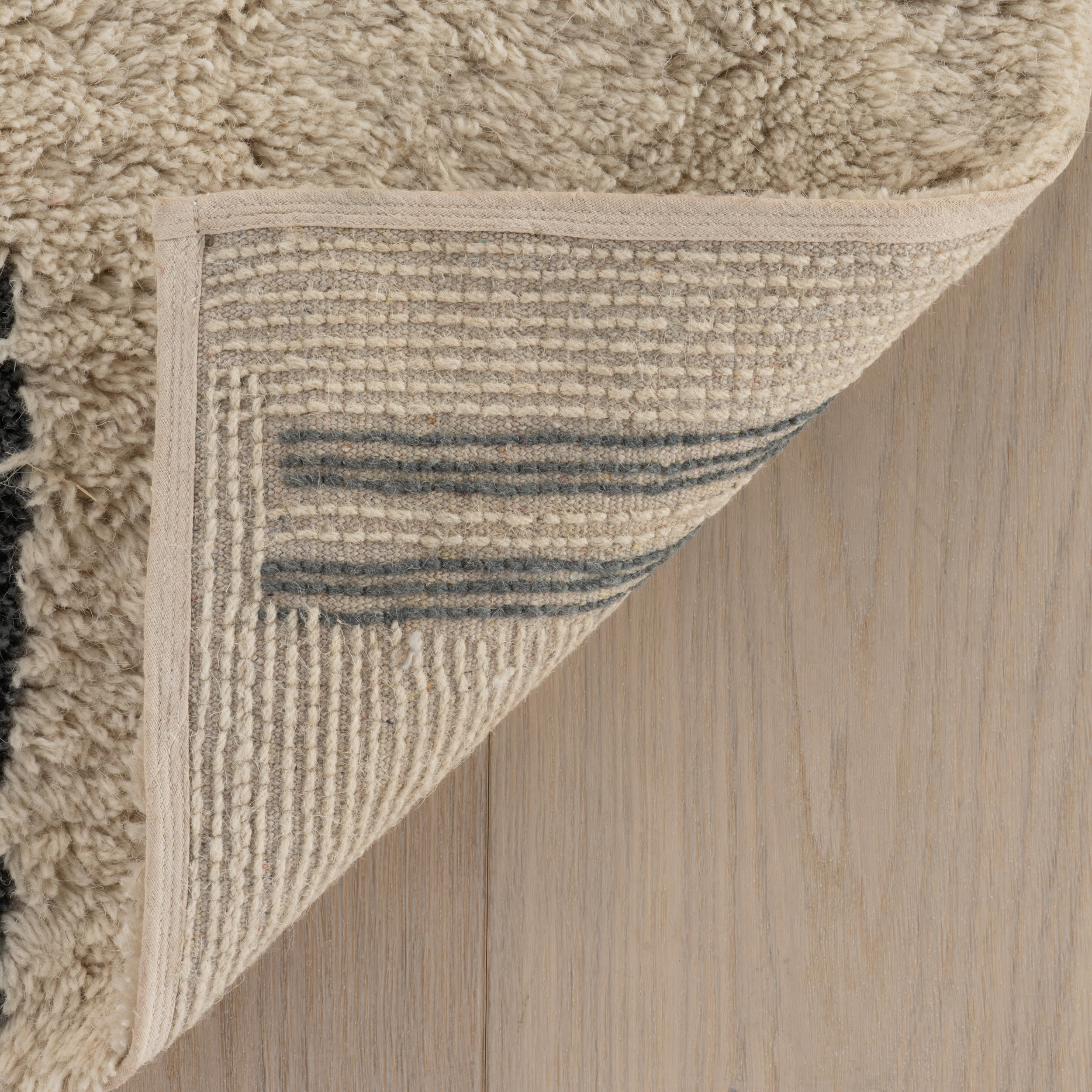 Vina Handmade Washable Wool Rug | Ivory - Image 8